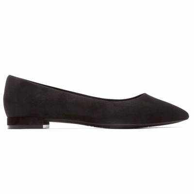 Flats Rockport Total Motion Adelyn Ballet Mulher Pretas PT-26953